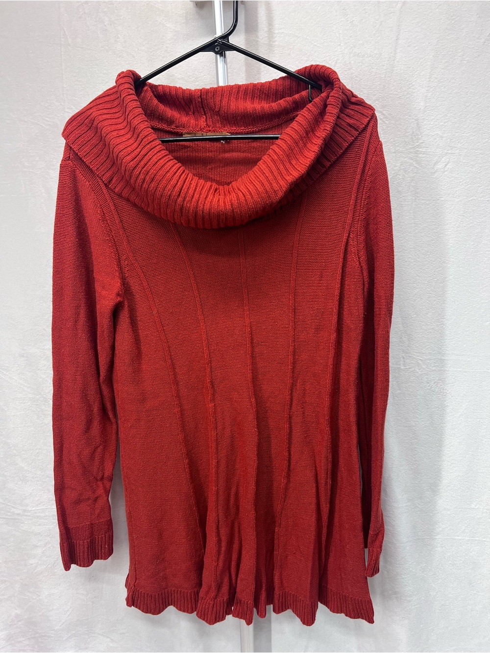 belldini burnt orange Cowl Neck Women's Sweater